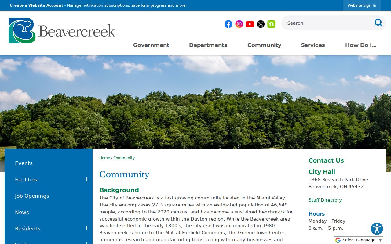 Beavercreek residents directory city community and records geography