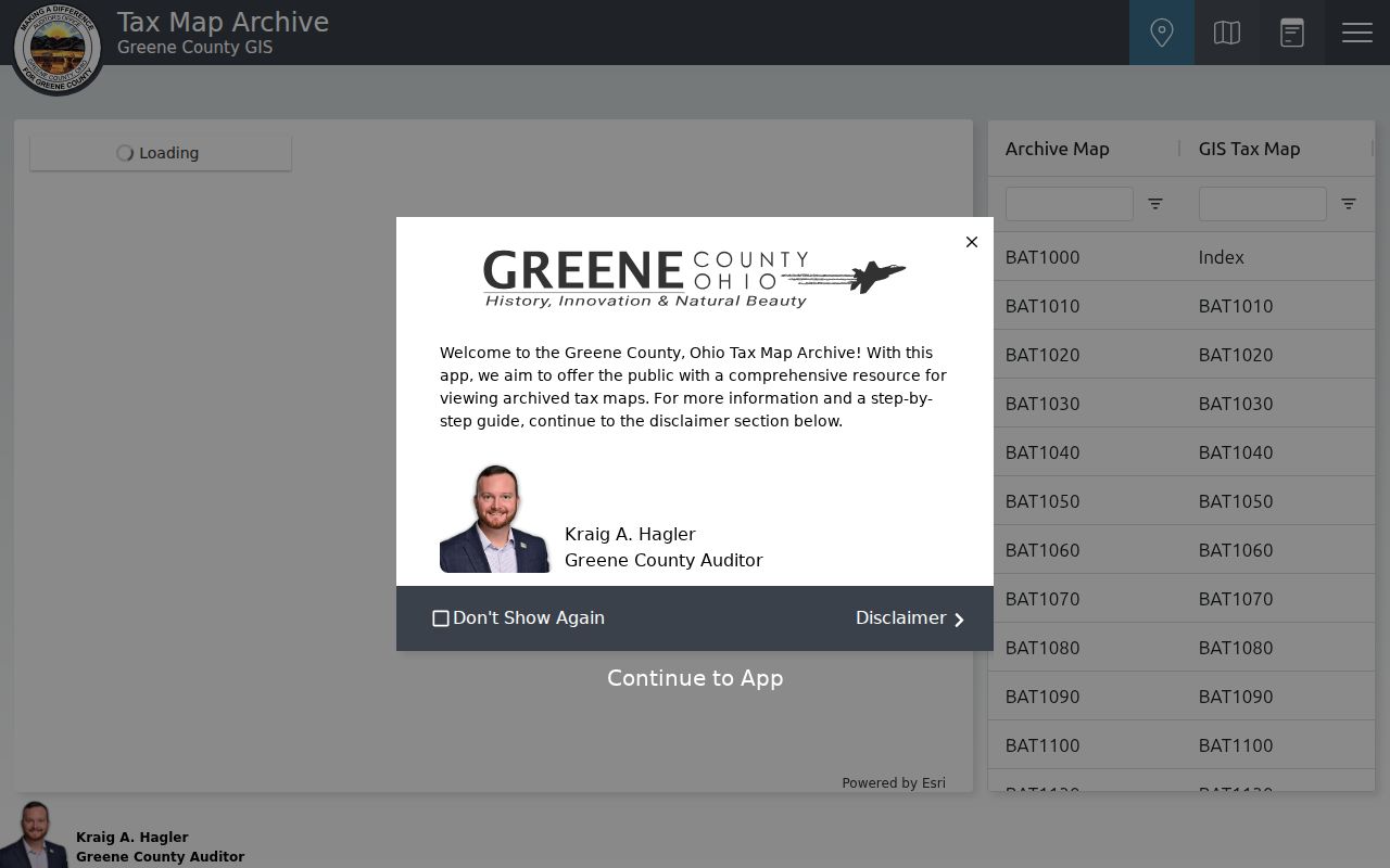 Beavercreek street directory Greene County tax map archive